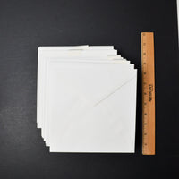 White 7 1/2" Square Envelopes - 80+ Envelopes