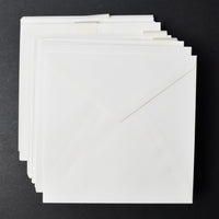 White 7 1/2" Square Envelopes - 80+ Envelopes