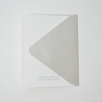 In With The New New Year's Card + Envelope