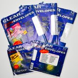 Clear Greeting Card + Invitation Envelopes