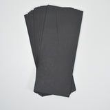 Black 4 3/4" x 11 1/2" Envelopes - Set of 25