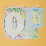 Large Fruit Graphic Illustration Stationery Bundle