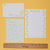 Four-Leaf Clover Stationery Set