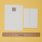 Ornate N Monogram Stationery Set