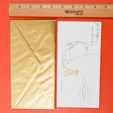 Vintage German Illustrated Greeting Cards with Envelopes