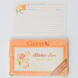 Current Kitchen Fare Vintage Recipe Card Set