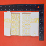 Yellow + White Albertine Press World Notes Stationery Set