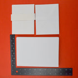 White Envelopes + Foldover Note Cards Bundle