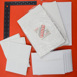 Blank White Envelopes + Foldover Note Cards