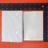 White 4" x 6" Flat Cards