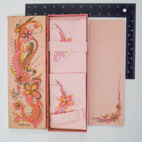 Pink Groovy Floral Vintage Galaxy Stationery Set