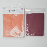 The Paper Studio Orange + Maroon Cards + Envelopes
