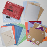 Assorted Colorful Blank Cards + Envelopes