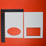White Design Your Own Photo Cards + Envelopes