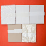 Assorted White + Natural A2 Size Envelopes