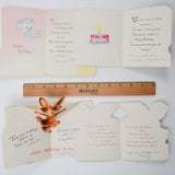 Vintage First Birthday Illustrated Card Bundle