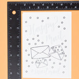 Happy Mail #Snail Mail Cards + Envelopes - Set of 4