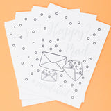 Happy Mail #Snail Mail Cards + Envelopes - Set of 4