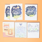Cynla Illustrated Greeting Cards with Envelopes