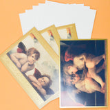 Cherub Painting Season's Greetings Cards with Envelopes - Set of 4