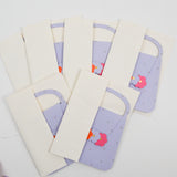 Purple 3D Purse Cards with Envelopes