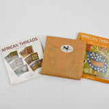 African Threads Greeting Cards with Envelopes