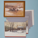 Winter Cabin Holiday Cards with Envelopes