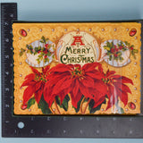 Merry Christmas Poinsettia Cards with Envelopes