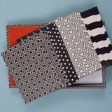 Black + White Geometric Cards with Envelopes
