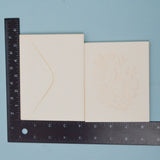 White Floral Cards with Envelopes