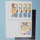 Winter Children Illustration Cards with Envelopes