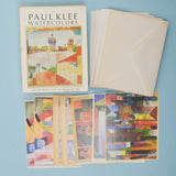 Paul Klee Watercolors Cards with Envelopes