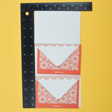 Orange Cutout Thank You Cards with Envelopes