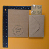 Kraft Thank You Cards with Envelopes