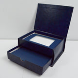 Blue Stationery Box with Cards + Envelopes
