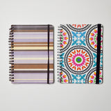 Patterned Spiral Notebooks - Set of 2 Default Title