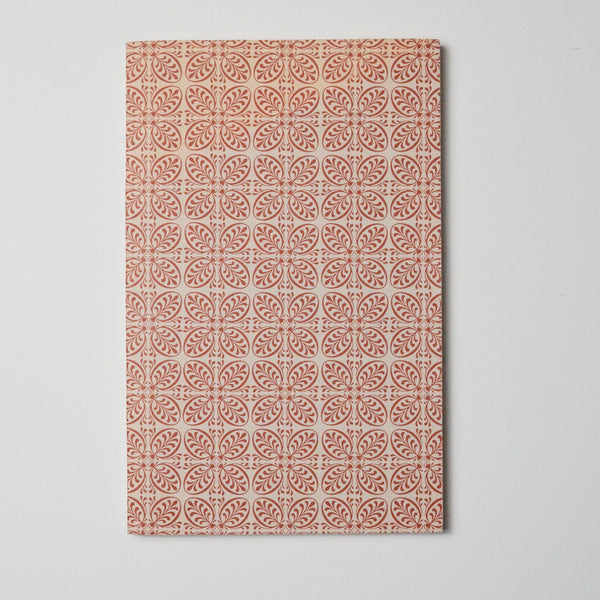 Red Geometric Blank Page Journal – Make & Mend