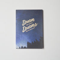 Dream No Small Dreams Lined Gold Edge Notebook Default Title
