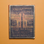 Brown + Gold Paperblank Flexis Nikola Tesla 7x9" Blank Page Journal