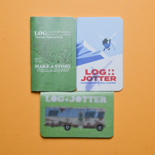 Log + Jotter Pocket Notebooks - Set of 3