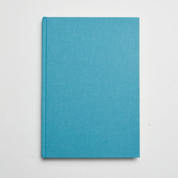 Blue Hardcover Blank Journal