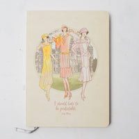 "I Should Hate to Be Predictable" Downton Abbey Lined Journal