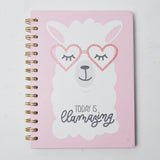 "Today is Llamazing" Lined Notebook