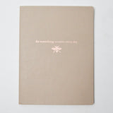 "Do Something Creative Every Day" Bee Paper Source Grid Notebook