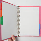 Kokuyo Color Palette Pink A5 20-Ring Binder