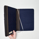 Navy Lihit Lab Notebook Cover