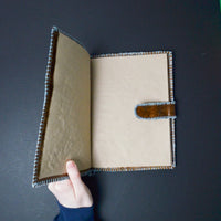 Brown Handmade Paper Notebook with Cover