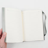 Dark Green Undated Calendar Planner + Lined Notebook