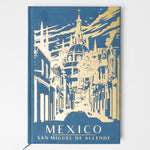 Blue + Gold Mexico Notebook