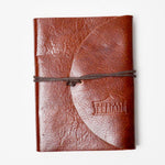 I Remember the Alamo Embossed History Channel Leather Cover Journal